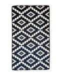 Tapis de salon Black&White 120 x 180 cm - Blanc