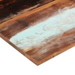 vidaXL Dessus de table carré 80x80 cm 25-27 mm Bois de récupération