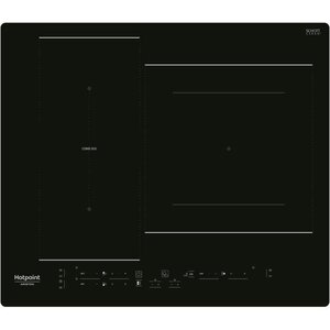 Table de cuisson induction - hotpoint - 3 zones - hb2760bne - l 59 x p 51 cm - 7200w total - noir