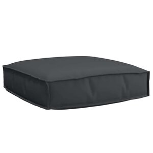 vidaXL Coussin pour assise de palette Noir 60 x 60 x 12 cm