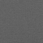 vidaXL Fauteuil long avec accoudoir droit gris foncé tissu