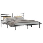 vidaXL Cadre de lit sans matelas chêne sonoma 183x213 cm