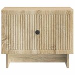 vidaXL Table basse Chêne Sonoma 49 x 50 x 40 cm Bois d'ingénierie