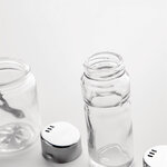 Ménagère 3 pièces - sel poivre & moutarde - paris comas -  - verre/inox 106x100x218mm
