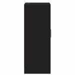 vidaXL Armoire à chaussures Noir 60x35x92 cm Bois d’ingénierie