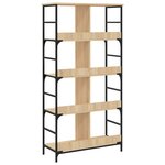 vidaXL Bibliothèque chêne sonoma 78 5x33x153 cm bois d'ingénierie