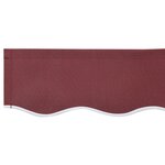 vidaXL Tissu de rechange pour store cadre 2.5x2 m Bordeaux