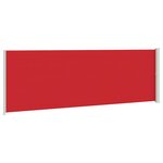 vidaXL Auvent latéral rétractable de patio 200x600 cm Rouge