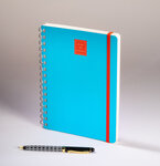 Thé des Ecrivains - COLORI CARNET SPIRALES 15x21 TURQUOISE