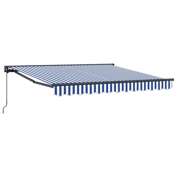 vidaXL Cadre d'auvent Bleu et Blanc 300 x 250 cm
