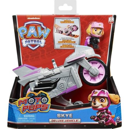 Pat patrouille - vehicule + figurine amovible stella moto pups paw patrol -  moto rétrofriction - 6061225 - jouet enfant 3 ans et + - La Poste