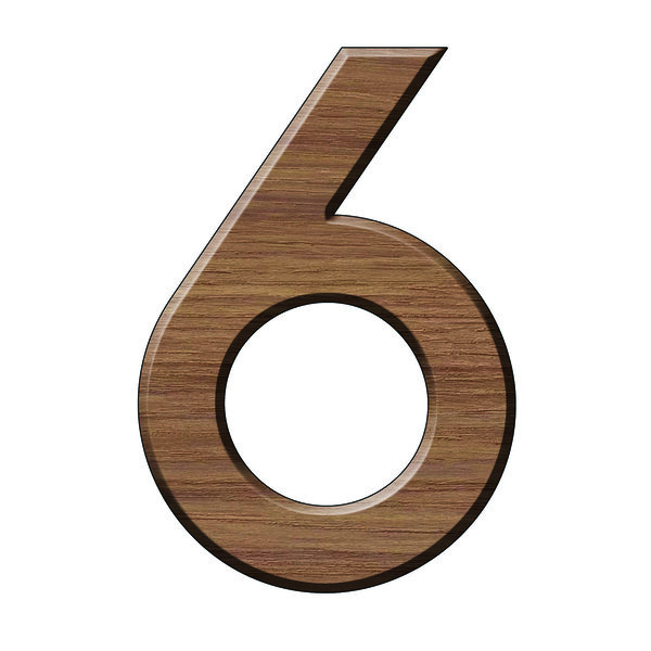 N°6 enigma  auto adhésif 3m  pour boites aux lettes  portes  casiers ...   Intérieur/extérieur