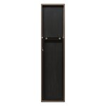 Miroir sur pied psyché inclinable 150 x 35 cm chambre salle de bain noir 03_0007974