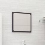 vidaXL Miroir de salle de bain Gris 40x1 5x37 cm Aggloméré