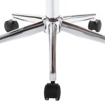 vidaXL Chaises pivotantes à manger lot de 4 gris tissu