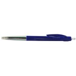 Stylo bille M10 CLIC Medium Pointe Moyenne 1 mm Encre Bleue x 3 BIC