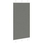 vidaXL Store plissé anthracite 105x200 cm largeur du tissu 104 4 cm