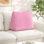 vidaXL Coussin de Dos Rose 60 x 20 x 50 cm tissu