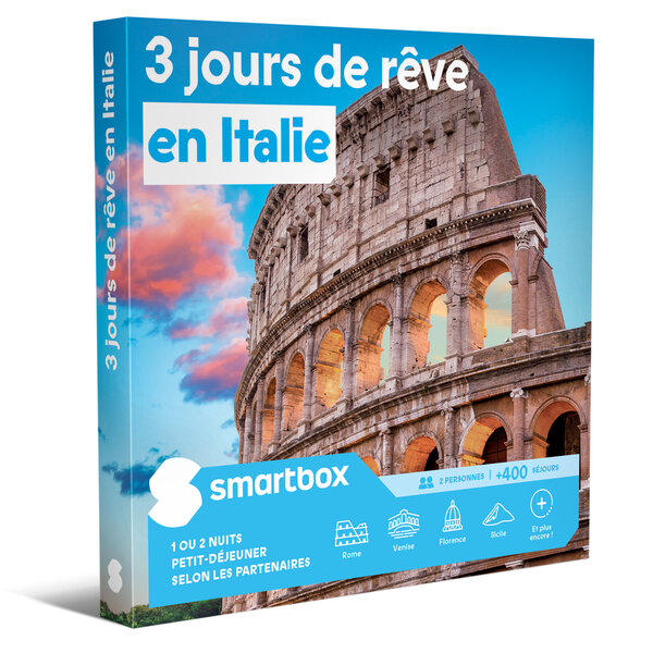 SMARTBOX - Coffret Cadeau 3 jours de rêve en Italie -  Séjour