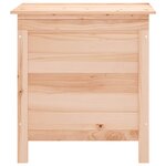 vidaXL Boîte de rangement de jardin 50x49x56 5 cm bois massif de sapin