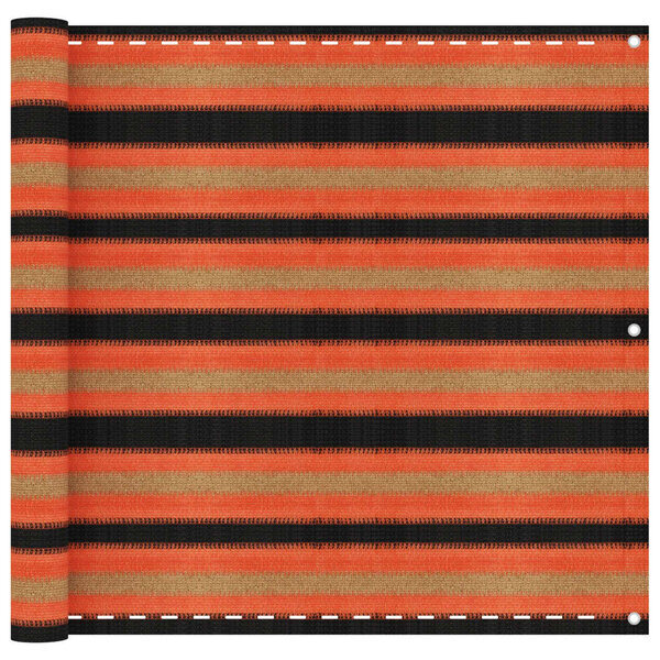 vidaXL Écran de balcon Multicolore 90x500 cm PEHD