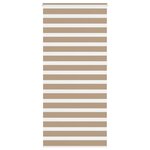 vidaXL Store zèbre marron sable largeur du tissu 100 9cm polyester
