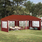 vidaXL Tente de fête pop-up 575 x 289 x 245 cm Terre cuite