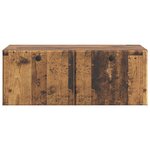 vidaXL Meuble TV mural 78 5 x 41 x 30 cm Bois ancien Bois d'ingénierie