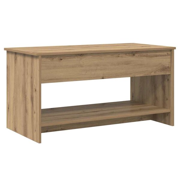 vidaXL Table basse Chêne artisanal 80 x 50 5 x 41 5 cm