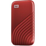 WD - Disque SSD Externe - My Passport™ - 500Go - USB-C - Rouge