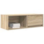 vidaXL Meuble TV chêne sonoma 80x31x25 5 cm bois d'ingénierie