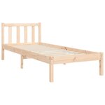 vidaXL Cadre de lit sans matelas 100x200 cm bois massif de pin