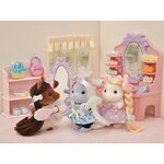 Sylvanian families - les amis poney et leurs kits de coiffure