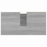 vidaXL Armoire de bain sonoma gris 65x33x60 cm bois d'ingénierie