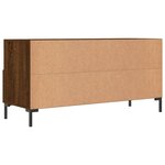 vidaXL Meuble TV chêne marron 102x36x50 cm bois d'ingénierie