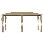 vidaXL Belvédère avec revêtement de poteaux 2 98x5 3x2 59 m 160 g/m²