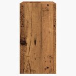 vidaXL Table d'appoint vieux bois 50x26x50 cm bois d'ingénierie
