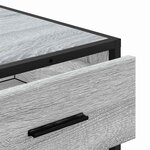 vidaXL Commode sonoma gris 70x41x70 cm bois d'ingénierie