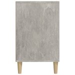 vidaXL Armoire à chaussures Gris béton 102x36x60 cm Bois d'ingénierie