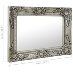 vidaXL Miroir mural style baroque 50x40 cm Argenté