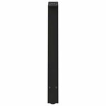 vidaXL Pieds de table à manger en forme de A 2 pièces Noir 60 x (72-73) cm Acier
