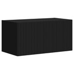 vidaXL Ensemble meuble TV 8 Pièces Noir Bois d'ingénierie