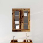 vidaXL Meuble mural Bois ancien 69 5 x 34 x 90 cm Bois d'ingénierie