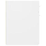 vidaXL Armoire d'apothicaire Blanc 20x45 5x60 cm Bois d’ingénierie