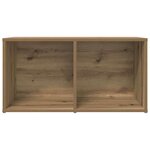 vidaXL Meuble TV chêne artisanal Bois d'ingénierie