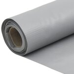vidaXL Écran d'intimité de balcon gris 800x75 cm PVC