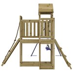vidaXL Aire de jeux d'extérieur bois de pin imprégné