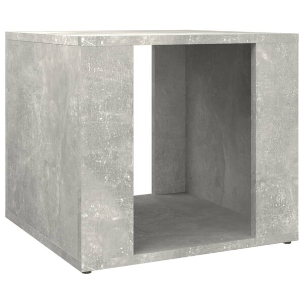vidaXL Table de chevet Gris béton 41x40x36 cm Bois d'ingénierie
