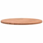 vidaXL Dessus de table Ø40x1 5 cm rond bois massif de hêtre