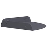 vidaXL Étagère flottante avec étagère 4 Pièces Anthracite 18 x 18 x 2 cm